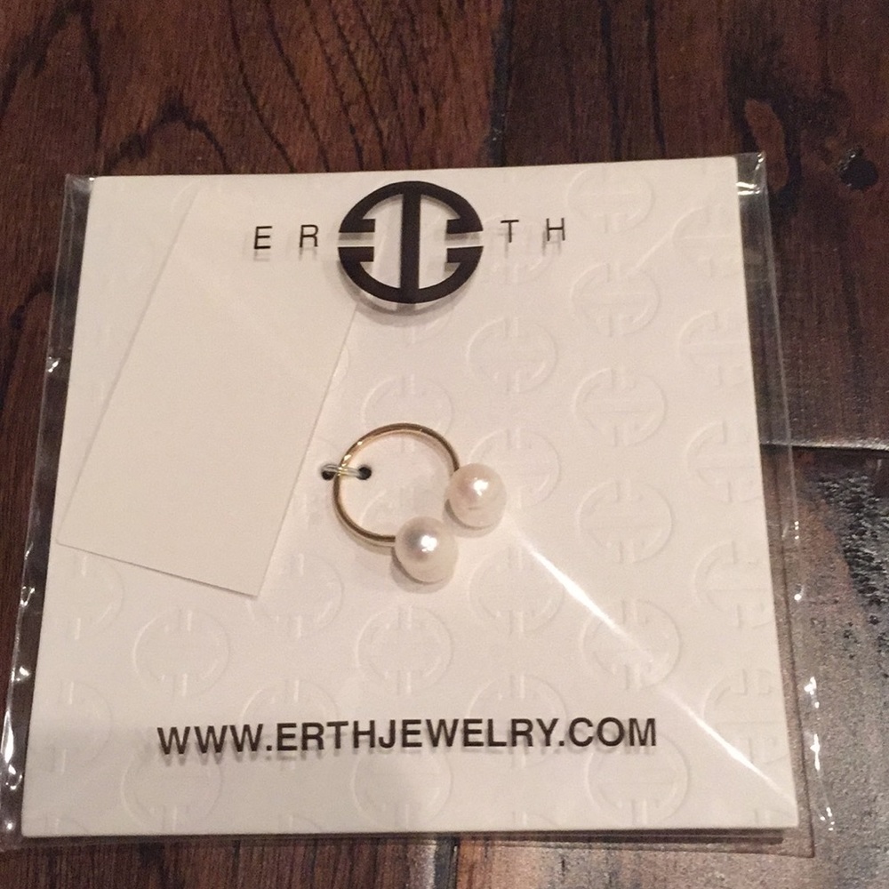 Erth Tu Yo Ring 14k gold with pearls